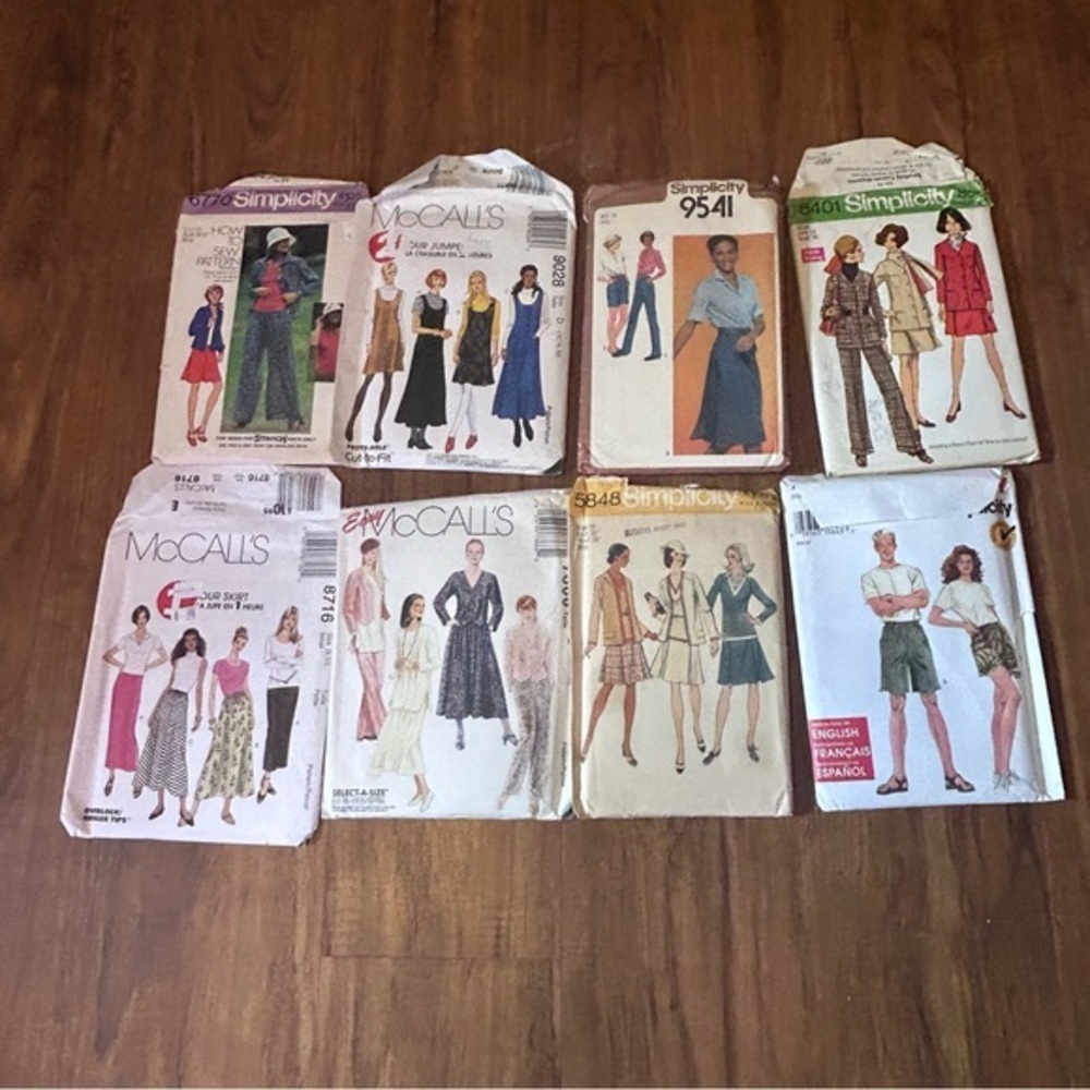 Simplicity Pattern Collection in White, Brown, Green